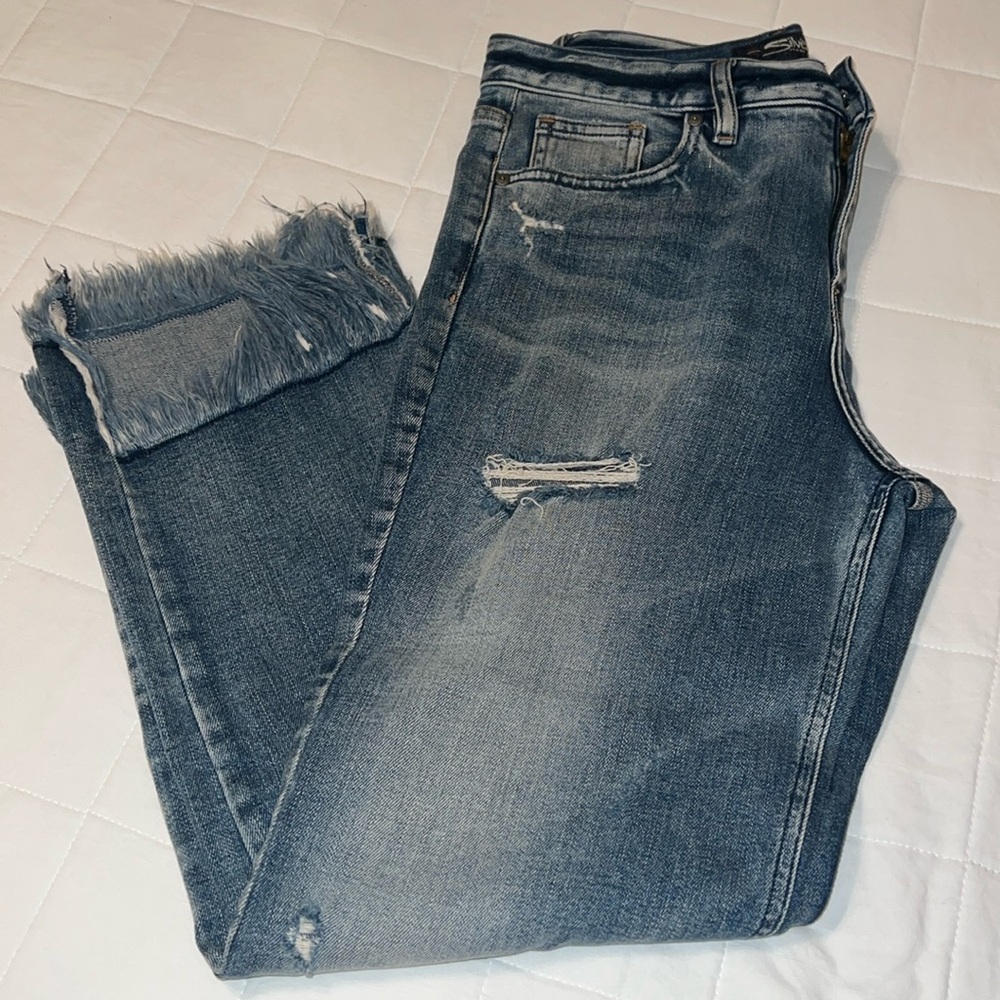 Ladies Silver Jeans Vintage ankle Straight Jeans W26/L27